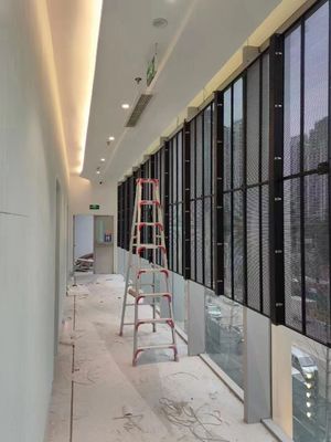 Full Color P3.91mm-7.82mm Màn hình LED trong suốt Độ sáng cao