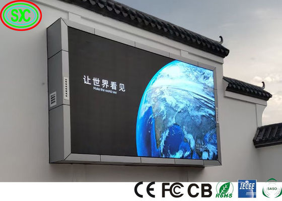 Màn hình Led đầy đủ màu sắc ngoài trời Lắp đặt cố định Bảng đèn Led độ sáng cao không thấm nước cho quảng cáo