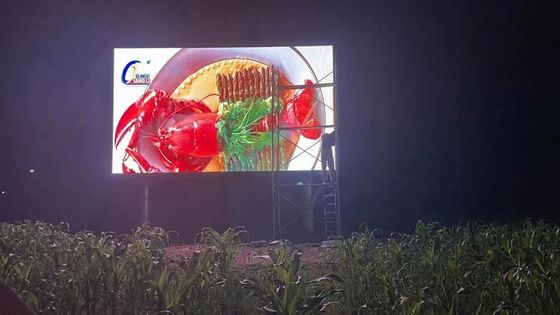 SCX LED P10 Màn hình hiển thị LED đầy màu ngoài trời cho quảng cáo với độ sáng cao và tuổi thọ dài