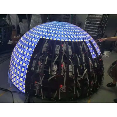 Chức năng hiển thị video / văn bản / hình ảnh màn hình LED hình cầu với bảo trì dịch vụ phía sau thuận tiện
