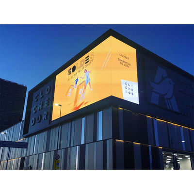 P8 ngoài trời LED Die-Casting màn hình nhôm, HD chống nước, Trung tâm mua sắm Video Wall