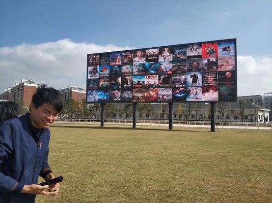 P8 ngoài trời LED Die-Casting màn hình nhôm, HD chống nước, Trung tâm mua sắm Video Wall