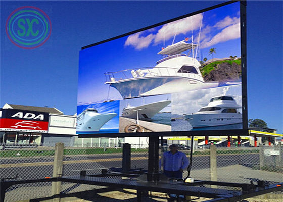 Giá tốt Tự động lên và xuống màn hình LED P6 đầy đủ màu ngoài trời trên trailer cho rạp chiếu phim xe hơi trực tuyến