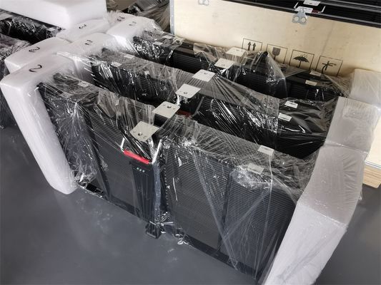 Nội thất P3.9-7.8 Màn hình hiển thị LED trong suốt màu sắc đầy đủ Smd Curved Led Video Wall Glass Led Screen For Showcase