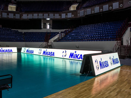 Màn hình LED chống nước 320 * 160mm với 7500cd / m2 Độ sáng và IP65 xếp hạng HD Ultra-Thin Stadium LED Die-Casting Aluminum