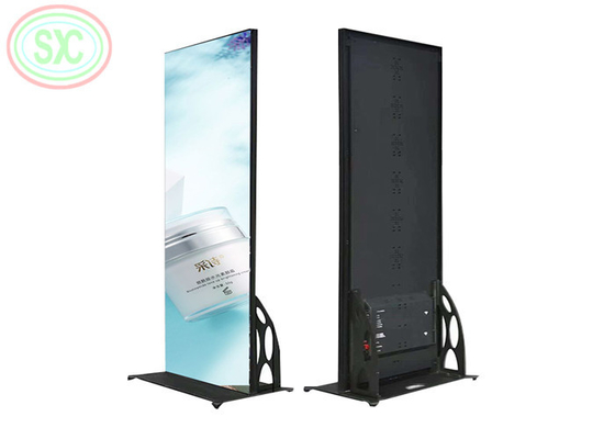 4k liền mạch sàn trong nhà đứng poster màn hình LED P2.5 LED biển báo di động