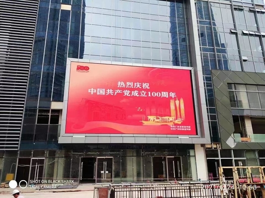 Màn hình quảng cáo bên ngoài chống nước P6 P8 P10 cố định