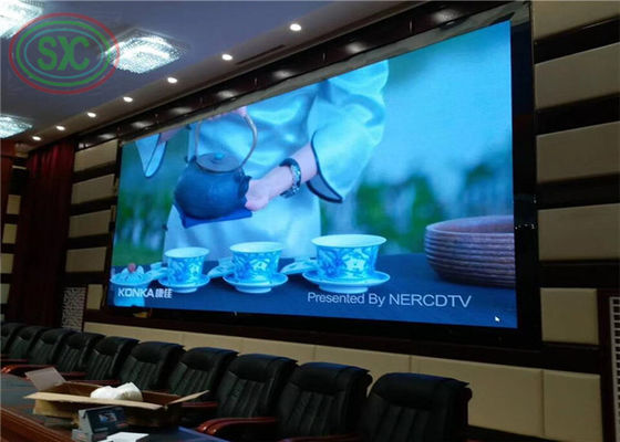 Tiêu thụ năng lượng thấp bên trong tường LED P3, P3.91, P4.81 màn hình LED cho các cuộc họp học thuật