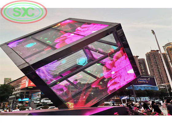 Biểu tượng LED trong suốt độ sáng cao G3.91-7.82 màn hình LED 1000 * 500mm nhôm đúc