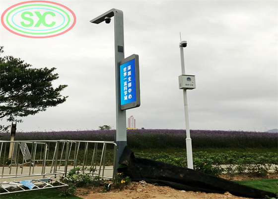 Biểu tượng đèn LED hai mặt bảng quảng cáo LED tầm nhìn khoảng cách 6 mét màn hình LED ngoài trời