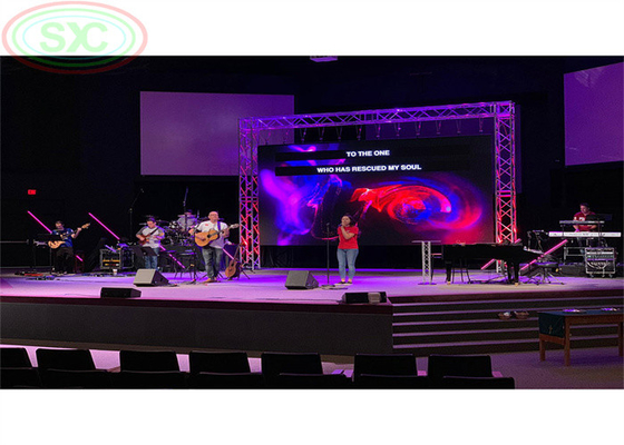 Sự kiện ngoài trời High Definition LED Cho thuê màn hình HD P4 Stage Background màn hình hiển thị LED
