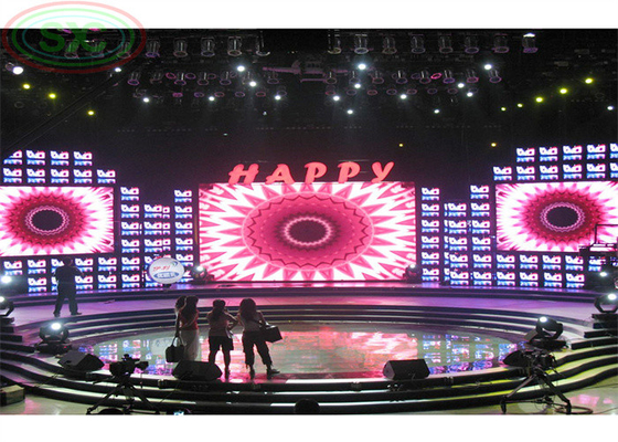 Sự kiện ngoài trời High Definition LED Cho thuê màn hình HD P4 Stage Background màn hình hiển thị LED