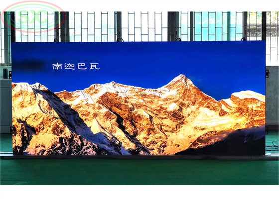 Màn hình LED đầy màu trong nhà P3.91 500 * 500mm Pixel Trung tâm mua sắm Cho thuê Video Wall