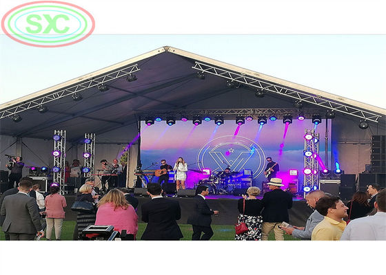 Màn hình LED cho thuê Chống nước P3 cho các hoạt động nhà thờ với tháo lắp nhanh và tỏa nhiệt thấp