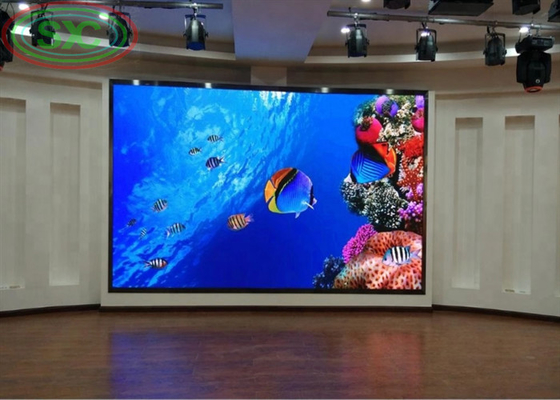 Cài đặt cố định trên tường LED P5 trong nhà với tốc độ làm mới 3840Hz cho phòng họp