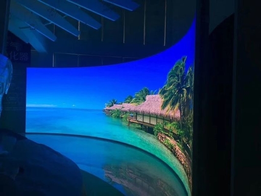 P4 Curving LED Video Screen Curtain Flexible Led Display Module đầy đủ màu sắc