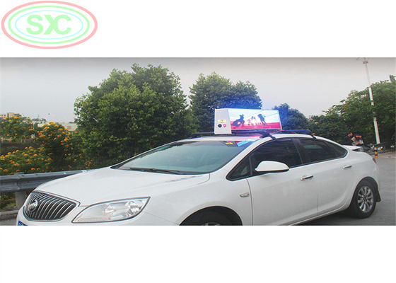 Đèn LED màu trắng taxi trên cao biển báo LED màn hình LED ngoài trời P5 P6 P10 màn hình LED điều khiển WIFI
