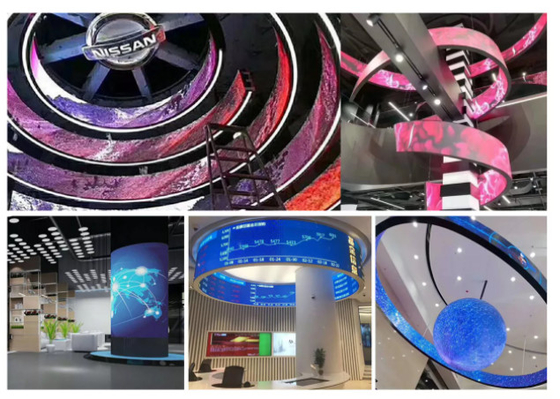 SMD2121 Led Type Transparent LED Screen với độ chống nước IP43 và trọng lượng mô-đun 0,2KG / PC