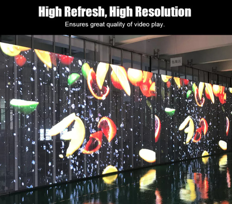 Màn hình LED trong suốt video ngoài trời P7.8-7.8, độ sáng 4500Cd 4G, màn hình LED ngoài trời WI-FI