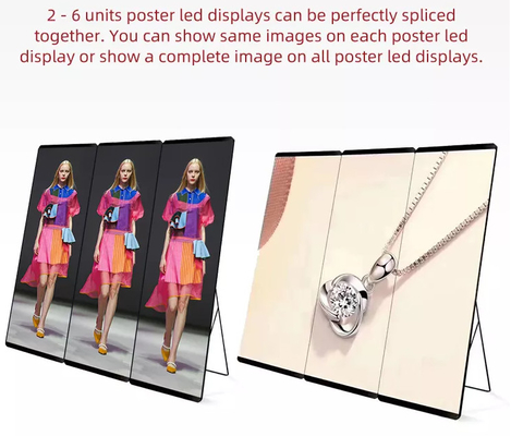Indoor Wifi 4g Control Full Color P2.5 Screen Led Poster 3840Hz refresh Nationstar diode màn hình LED ngoài trời
