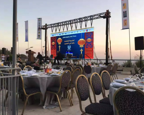HD ngoài trời P2.976 Led Screen Thuê tủ Die Casting Aluminum 3840Hz màn hình LED đầy màu sắc