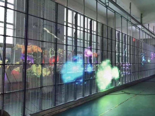 AC100-240V 60Hz Input Transparent LED Display Screen for Indoor Advertising Video Display Function 3-5 năm bảo hành