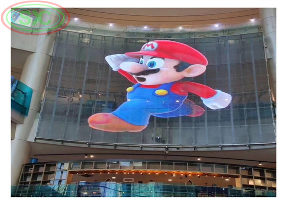 AC100-240V 60Hz Input Transparent LED Display Screen for Indoor Advertising Video Display Function 3-5 năm bảo hành