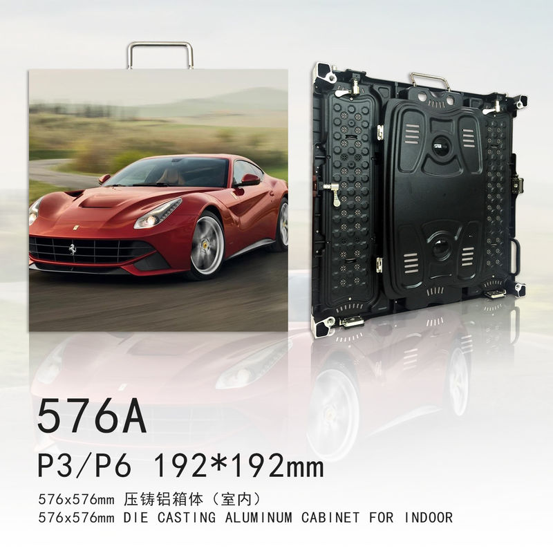 Màn hình Led cho thuê trong nhà P3 Tủ nhôm đúc Độ phân giải 4K IP43