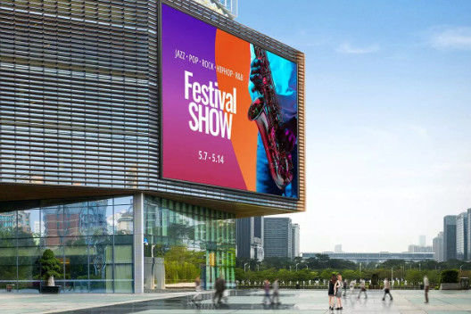 Tủ quảng cáo bảng hiệu kỹ thuật số lớn bằng nhôm đúc LED COB P1.25, tiêu chuẩn chống thấm nước