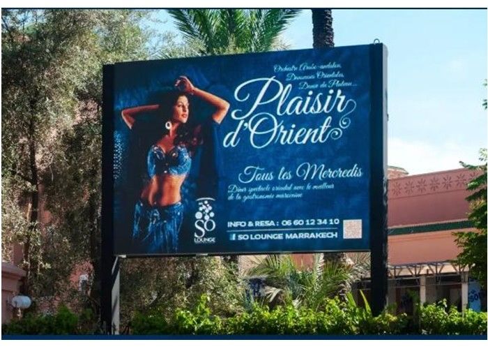 Màn hình LED cực nét ngoài trời P5 Quảng cáo ngoài trời Điều khiển từ xa WIFI