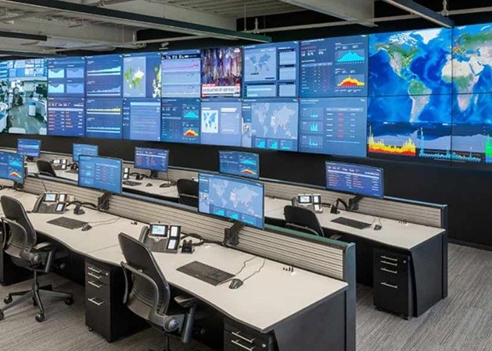 Tủ LED P3.91 di động trong nhà, đầy đủ màu sắc, có bộ nguồn Meanwell, màn hình LED