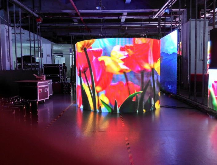 Màn hình LED nội thất COB P1.5 RGB Độ mật độ pixel 62500, màn hình LED linh hoạt SMD 3G WIFI màn hình LED đầy màu trong nhà