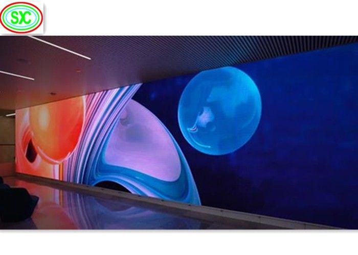 Màn hình Led trong nhà Ip43 P10 chống nước tùy chỉnh Tủ sắt 1280 * 960mm