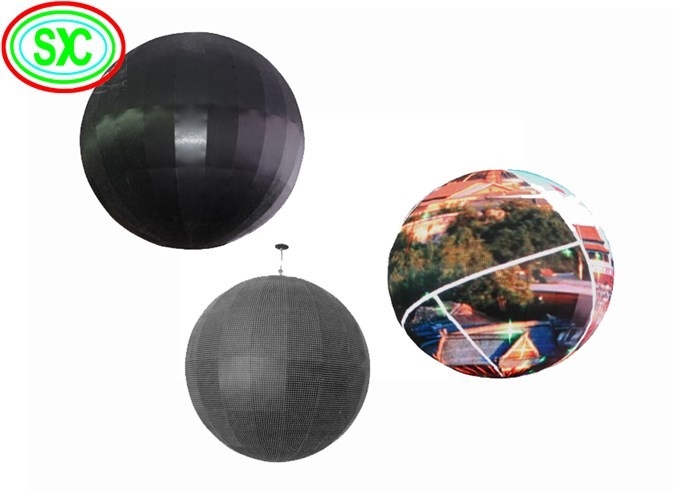 360° Bên ngoài Full Color Column Sphere LED Display Màn hình xây dựng Billboard