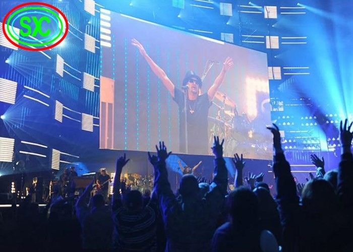 P6 Bên ngoài màn hình LED đầy màu 192x192mm Cabinet 8000cd Độ sáng