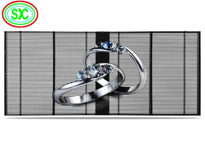 P3.9-7.8mm Màn hình LED trong suốt 500x500mm Tỷ lệ làm mới 1920Hz