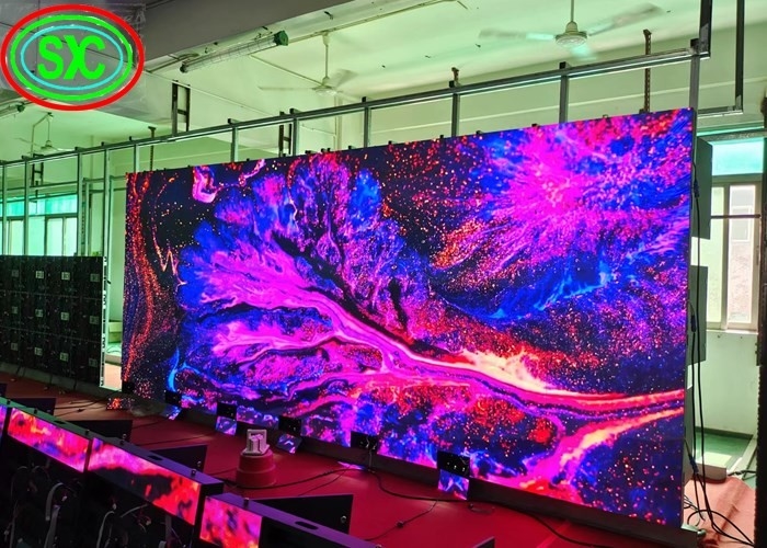 320 * 160mm Led Module GOB LED Display với kích thước tủ 640 * 640MM và độ sáng cao 1500 bit