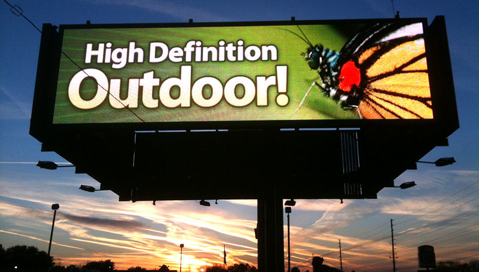 P6 sân vận động ngoài trời Full Color LED Billboard 6mm Pixel Pitch IP65 chống nước