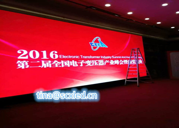 Ngoài trời chống nước Màn hình LED độ sáng cao Cho thuê P3 Trung tâm thương mại Cài đặt