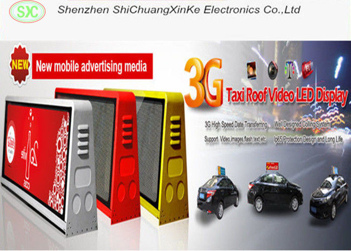 Màn hình LED video đánh lừa taxi đủ màu P5 SMD