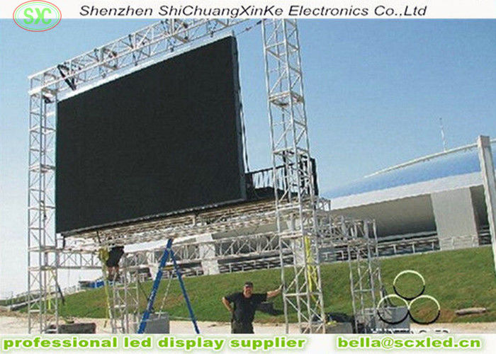 P3.91 Màn hình nhôm đúc đúc LED ngoài trời SMD2121 500mm X500mm Thư ký nhôm đúc đúc tiêu chuẩn 3 năm bảo hành