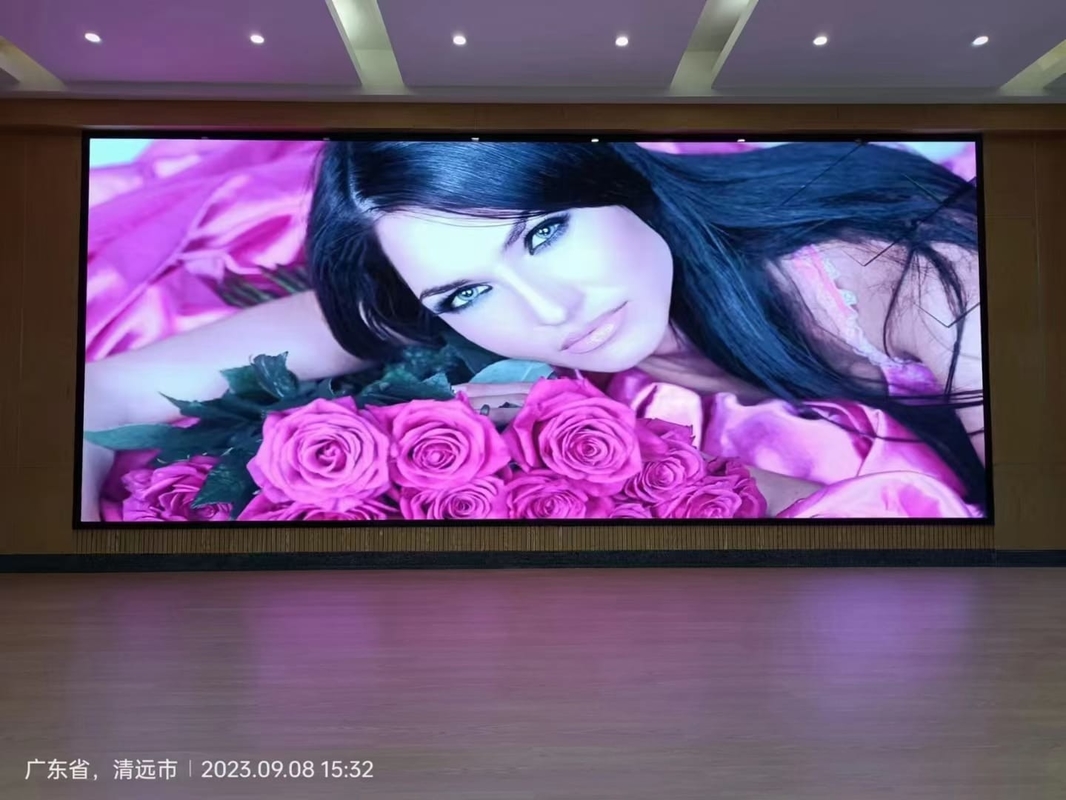 Full Color P3.91 Indoor Led Video Wall 500x500 Alumini Die Casting Cabinet