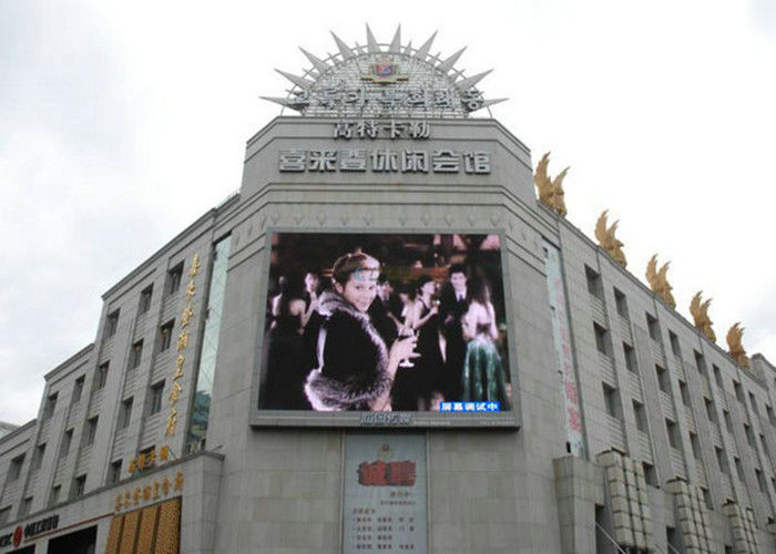 Trung Quốc Tấm biển quảng cáo tường video LED đủ màu lớn ngoài trời P6 P8 P10 Tản nhiệt tuyệt vời