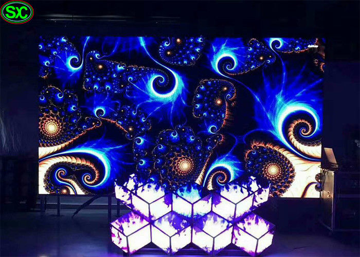 P5 box Flexible Stage LED Screen for Nightclub,  3D DJ led display in WIFI 3G