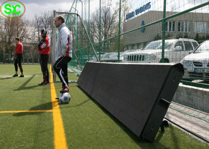 Quảng cáo Video Chu vi Sân vận động Màn hình Led Hiển thị với Mặt nạ Bảo vệ Mềm