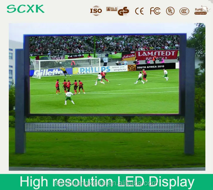 Màn hình quảng cáo ngoài trời LED IP65 lớp bảo vệ RGB 3in1 màn hình quảng cáo ngoài trời