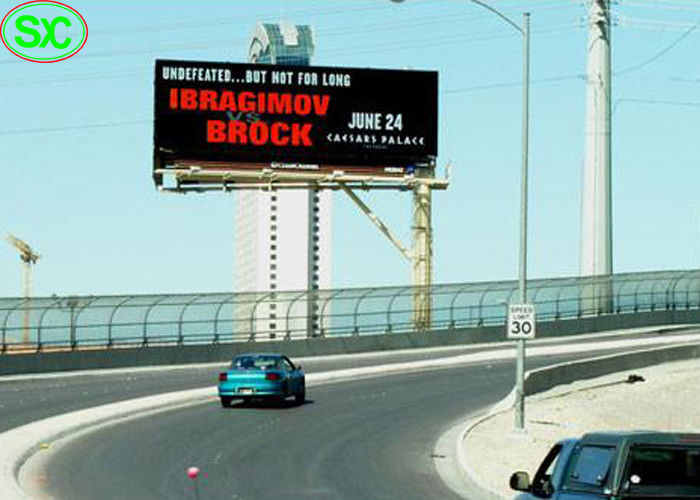 SMD Aluminum Standing Video Advertising Led Billboards Environment Friendly