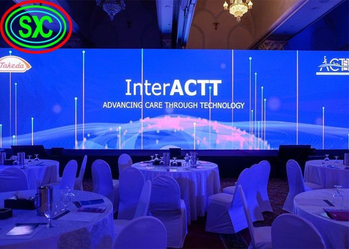 P6 Nội thất màn hình LED đầy màu sắc cho thuê, quảng cáo màn hình LED Chip LED Epistar