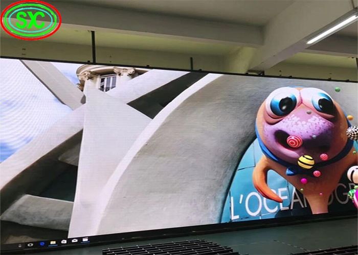 P3.91 Màn hình LED đầy màu trong nhà, chống nước, với tủ thép kín