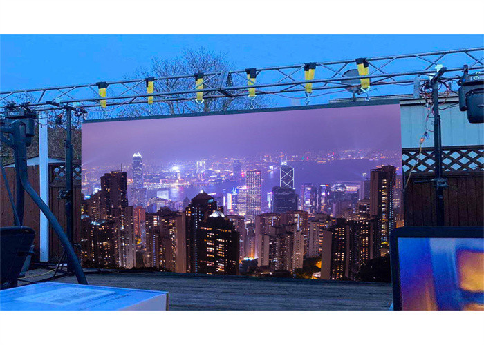 3mm trung bình tiêu thụ 438Watt / m2 Thuê màn hình LED kích thước 960 * 960mm cho màn hình độ nét cao